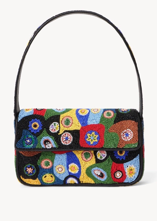 TOMMY BEADED BAG BLACK MILLEFIORI