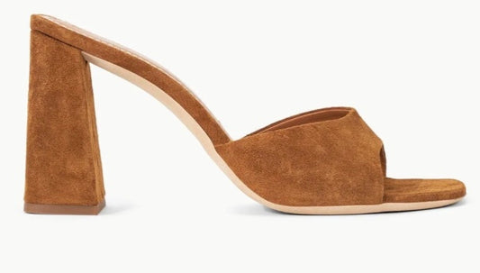 Sloane Heel Tan Suede