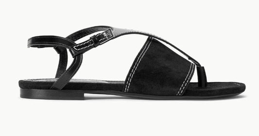 Pura Vidda Flat Sandal Black